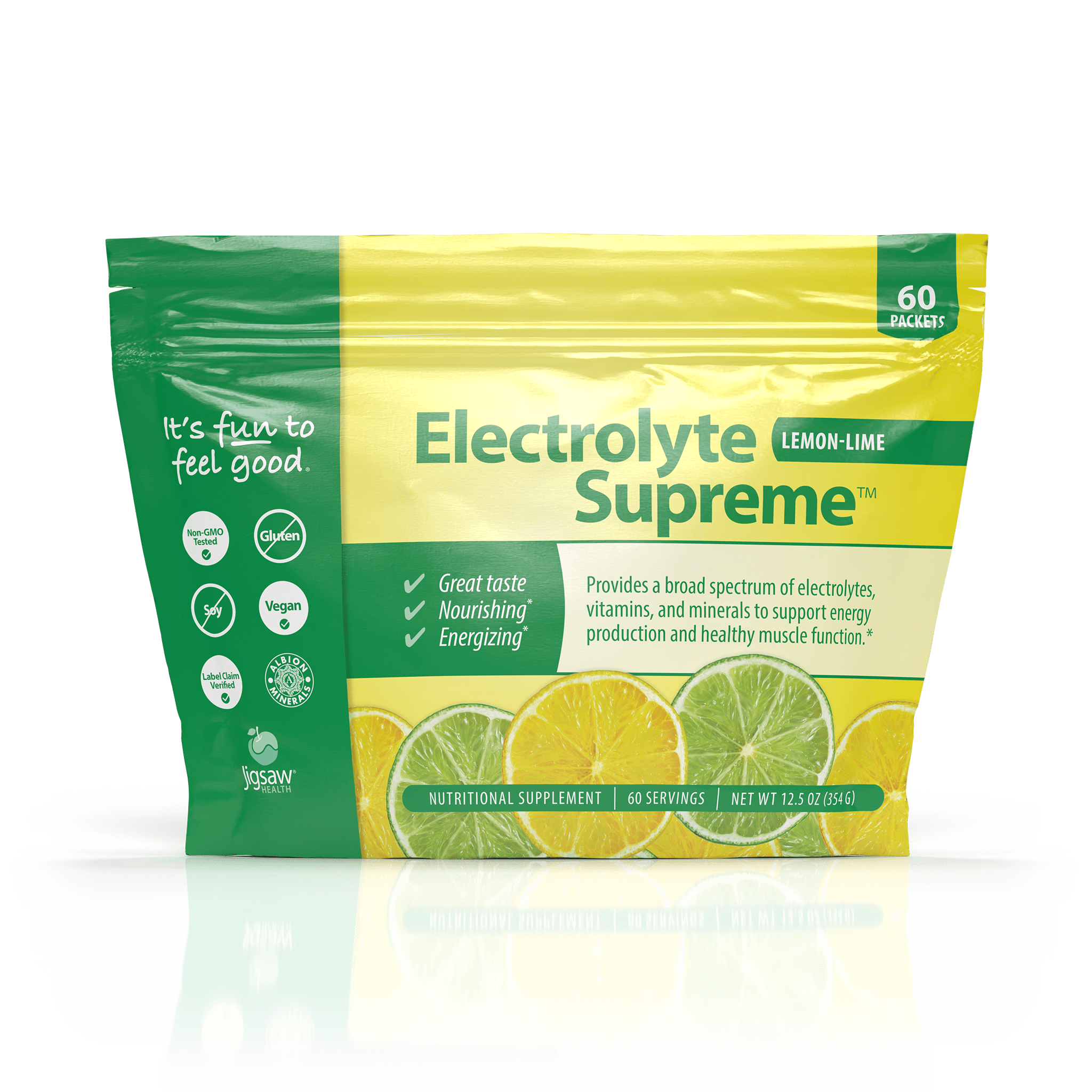 Jigsaw Electrolyte Supreme Lemon-Lime Bag