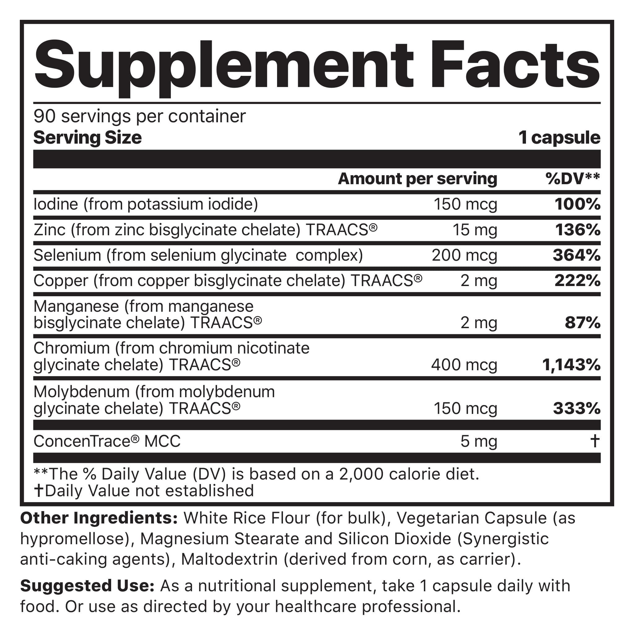 Supplement Facts image