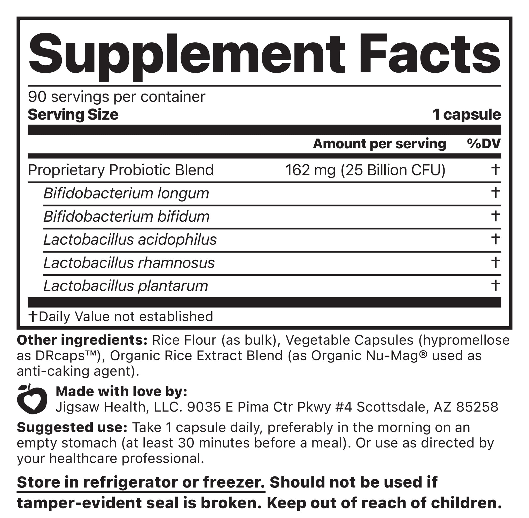 Supplement Facts image