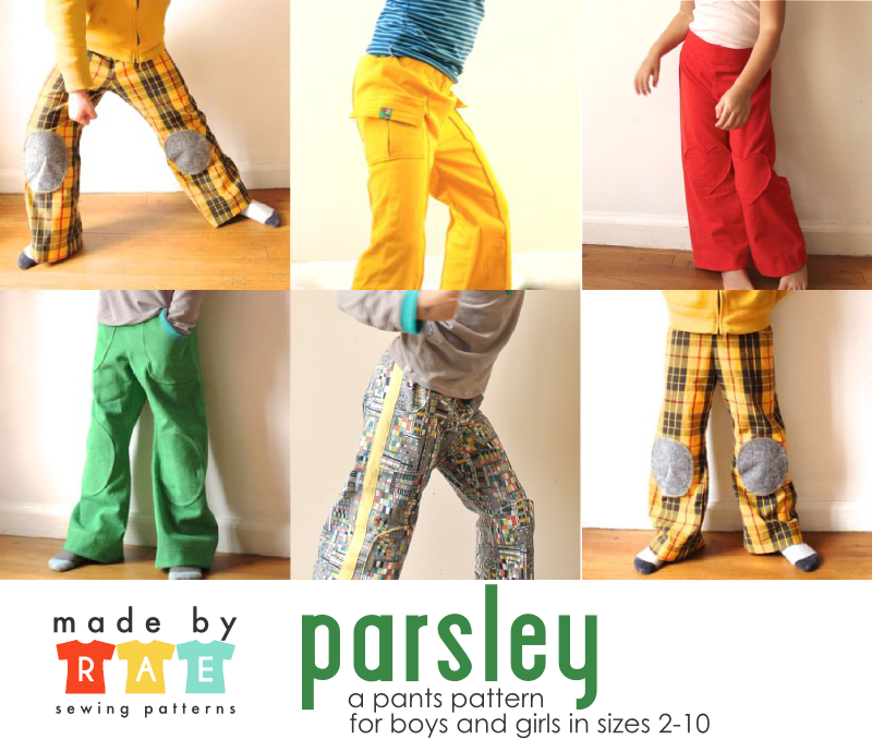 Parsley Pants Sewing Pattern PDF
