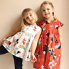 Made By Rae Geranium Dress Printed sewing pattern children's sizes 0-5 front cover
