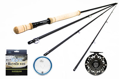 10wt 9ft Stealth Edition (Saltwater) Fly Rod and Qualifly Carbontech R –  Outlaw Rod Co.