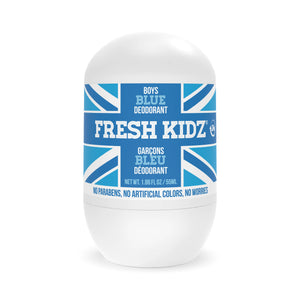 Fresh Kidz Boys Blue Roll On Deodorant  - 1.86 fo - Vegan Black Market - Fresh Kidz Boys Deodorant