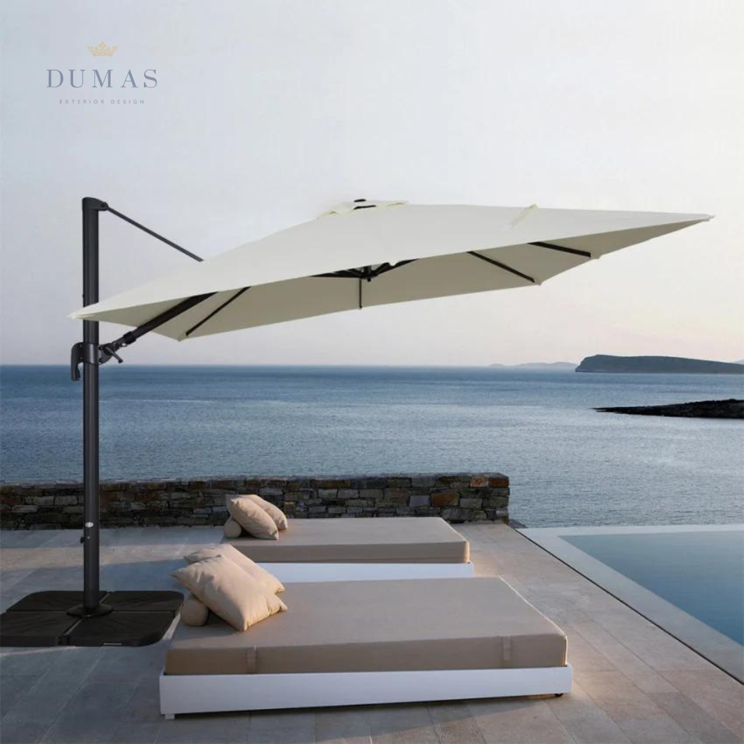 Verslaggever mooi gezantschap Zweef Parasol – Dumas Design