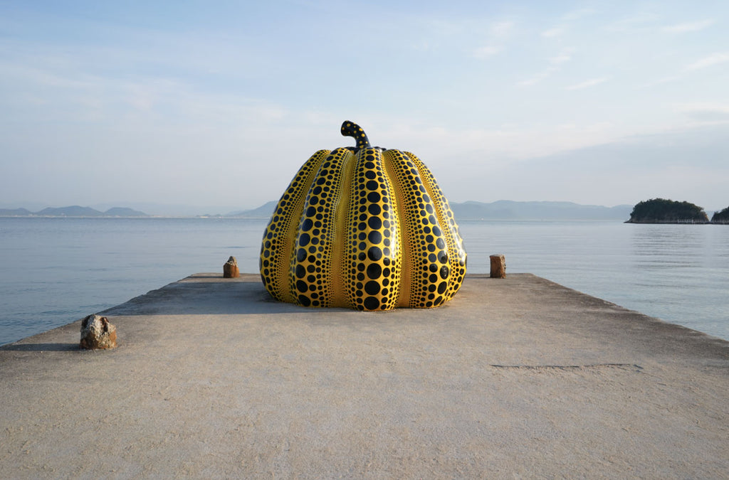 I can use a photo like this without permission from Benesse Holdings, but the town of Naoshima can’t.