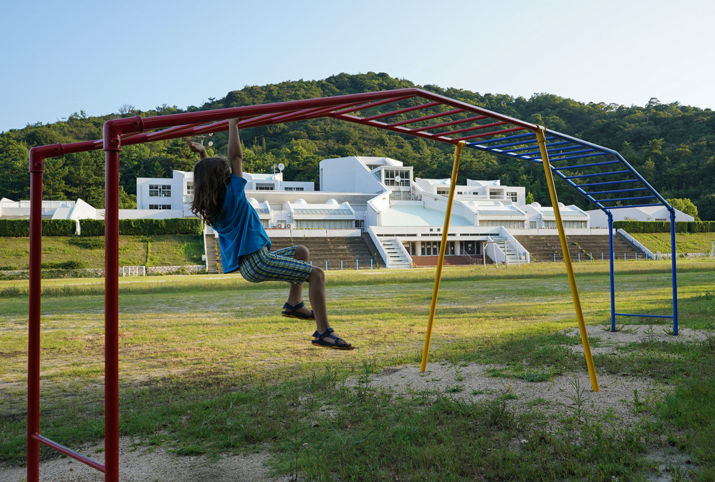 The Kazuhiro Ishii-designed elementary school on Naoshima.