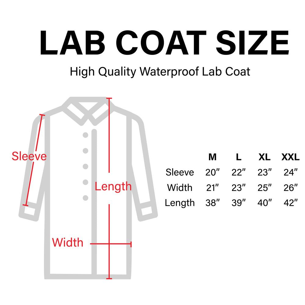 Lab Coat Size Chart Women's