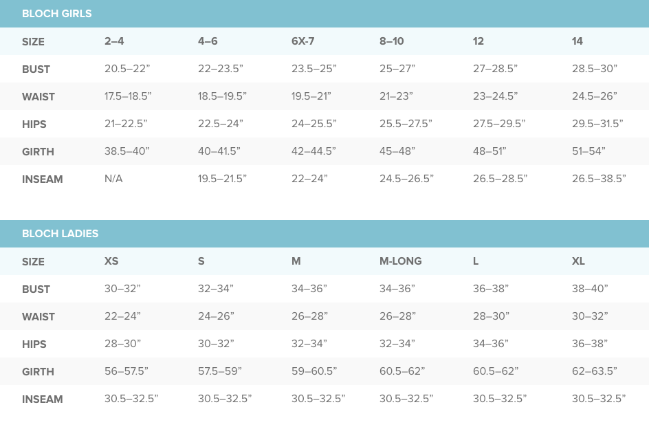 Size Chart's