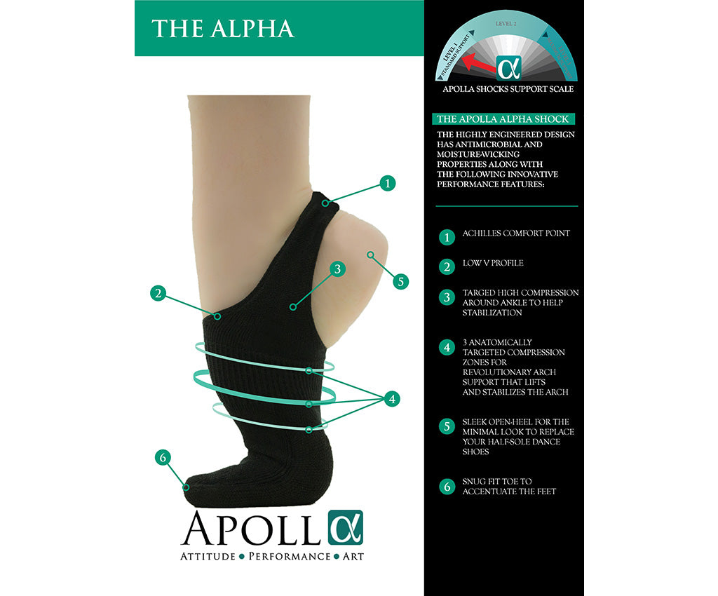 Apolla Performance Crew Dance and Recovery Socks – The Station
