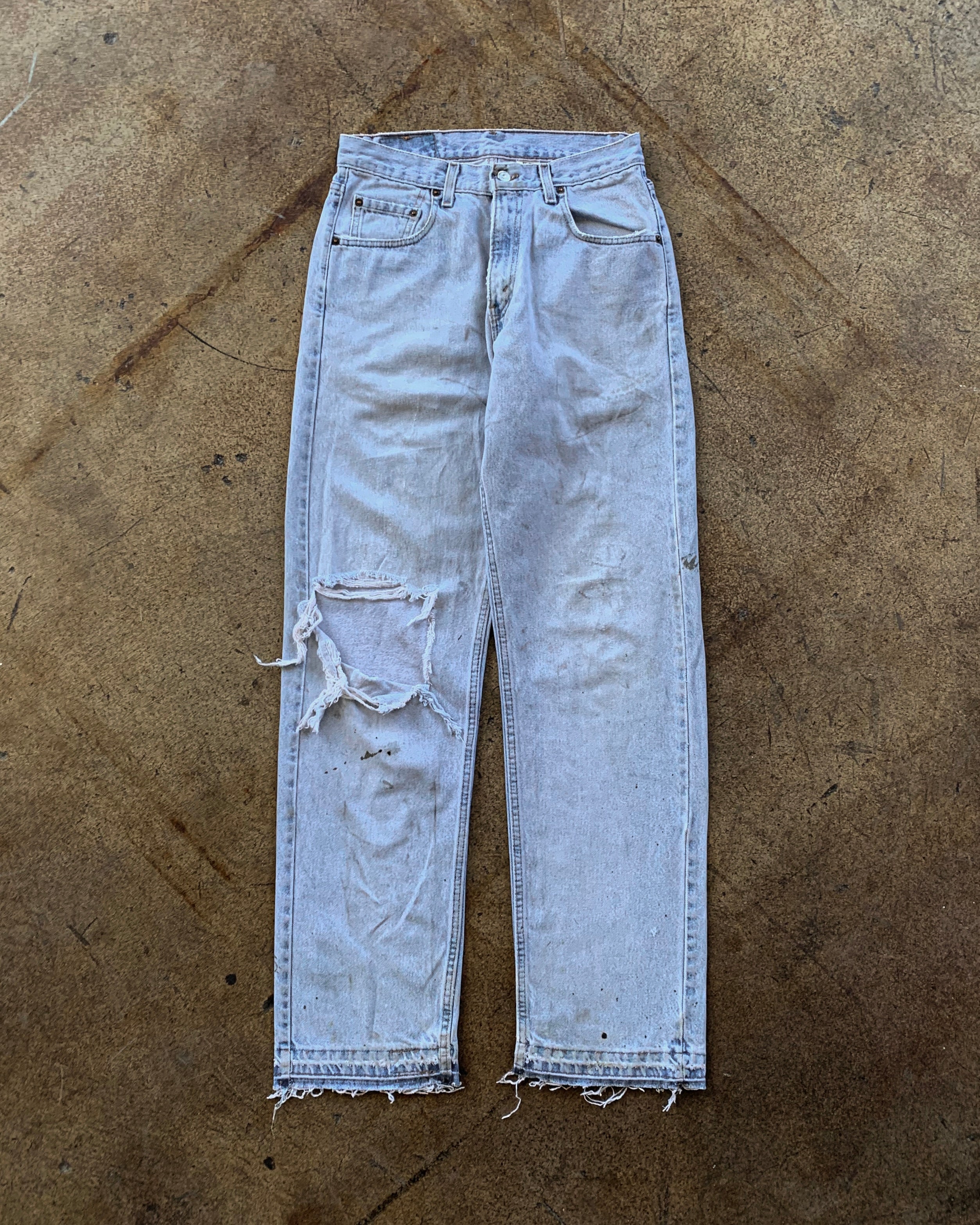 Levi's 569 Distressed Released Hem Jeans - 1990s – UNSOUND RAGS