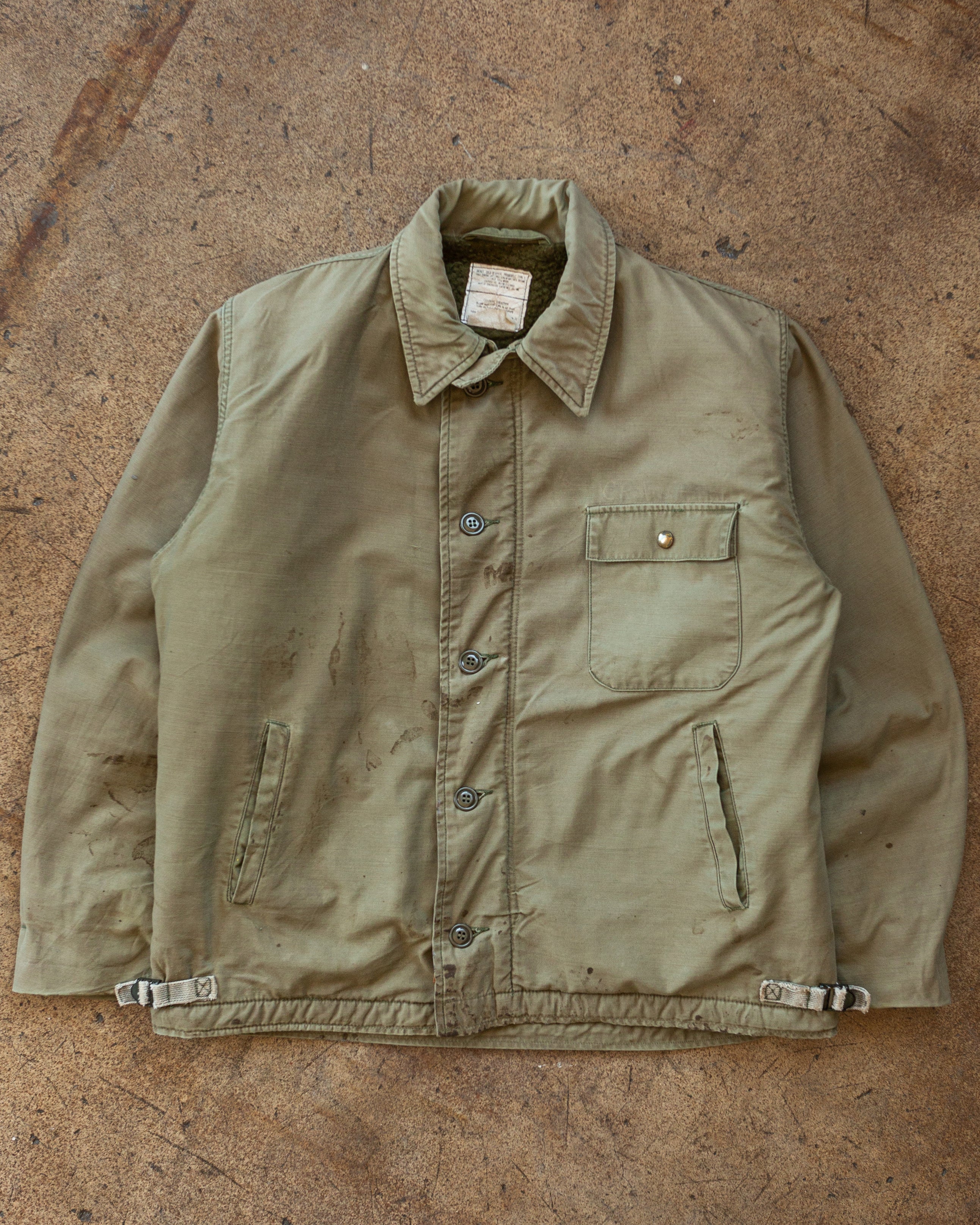 U.S. Military Faded A2 Deck Jacket - 1960s – UNSOUND RAGS