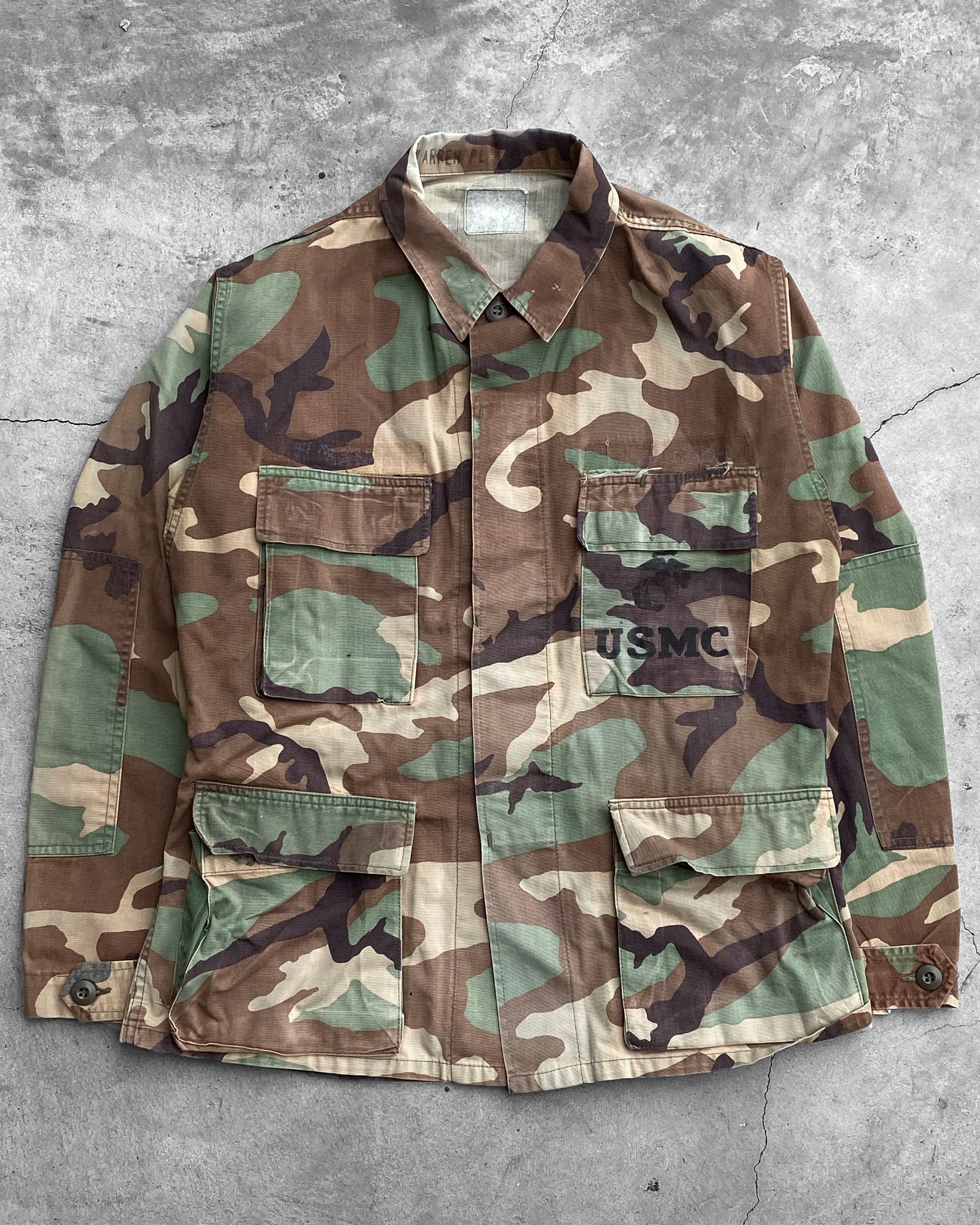 USMC Camouflage Shirt Jacket - 1990s – UNSOUND RAGS