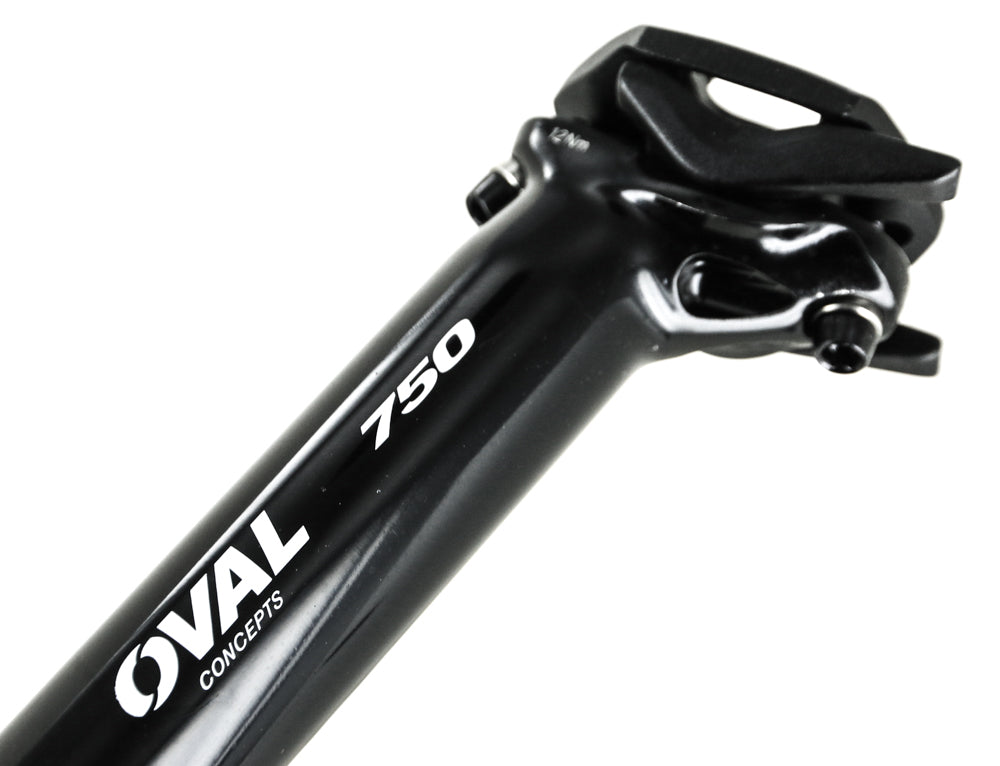 Oval Concepts 750 31.6 x 350 x 15mm 7050-T6 Alloy Road / MTB Bike Seat Post  NEW