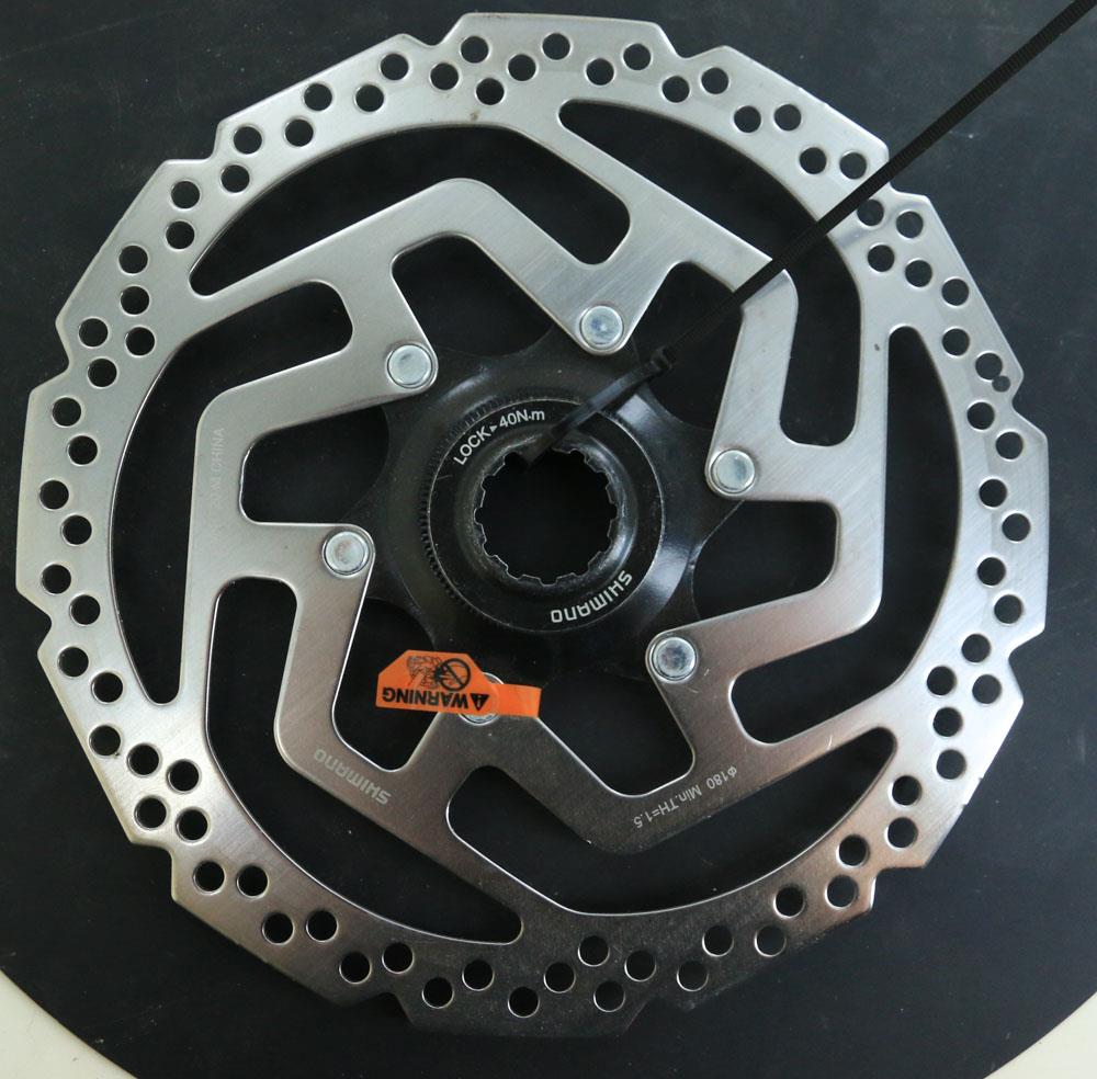 shimano centerlock 180mm