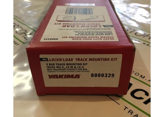 Yakima Lockn load Track Kit for 3 Bar Isuzu MU-X LS-M, LS-U 2013+ 8000329