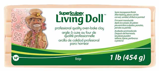 Super Sculpey Polymer Clay 8lb-Beige