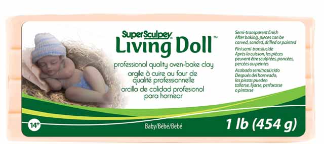 Super Sculpey Living Doll Beige, Premium, Non Toxic, Soft, Sculpting  Modeling Polymer, Oven Bake Clay, 1 pound bar. Perfect for all advanced  scul on OnBuy