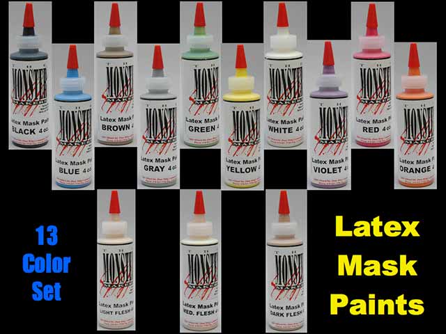 Cirius Latex Pigments, Coloring Liquid Painting Latex Appliances