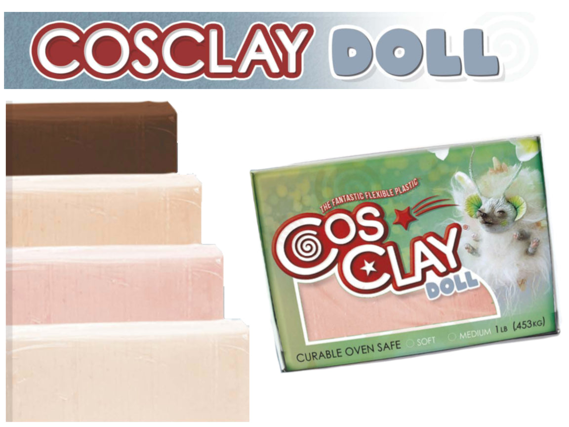  Cosclay Sculpt - Soft Gray - Flexible Polymer Clay (1lb) :  Arts, Crafts & Sewing