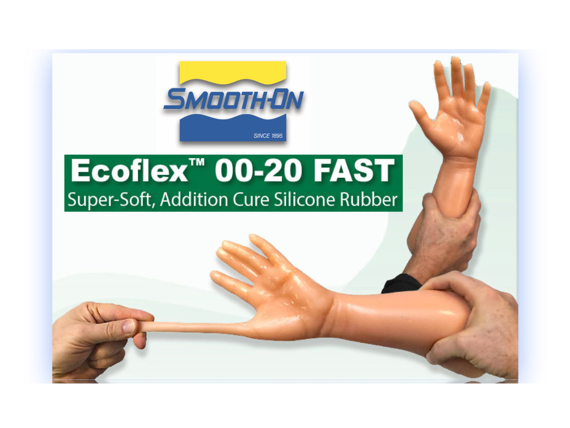 Smooth-On ECOFLEX 00-35 Fast Platinum Cure Silicone Rubber Compound Kit- 2  Lbs