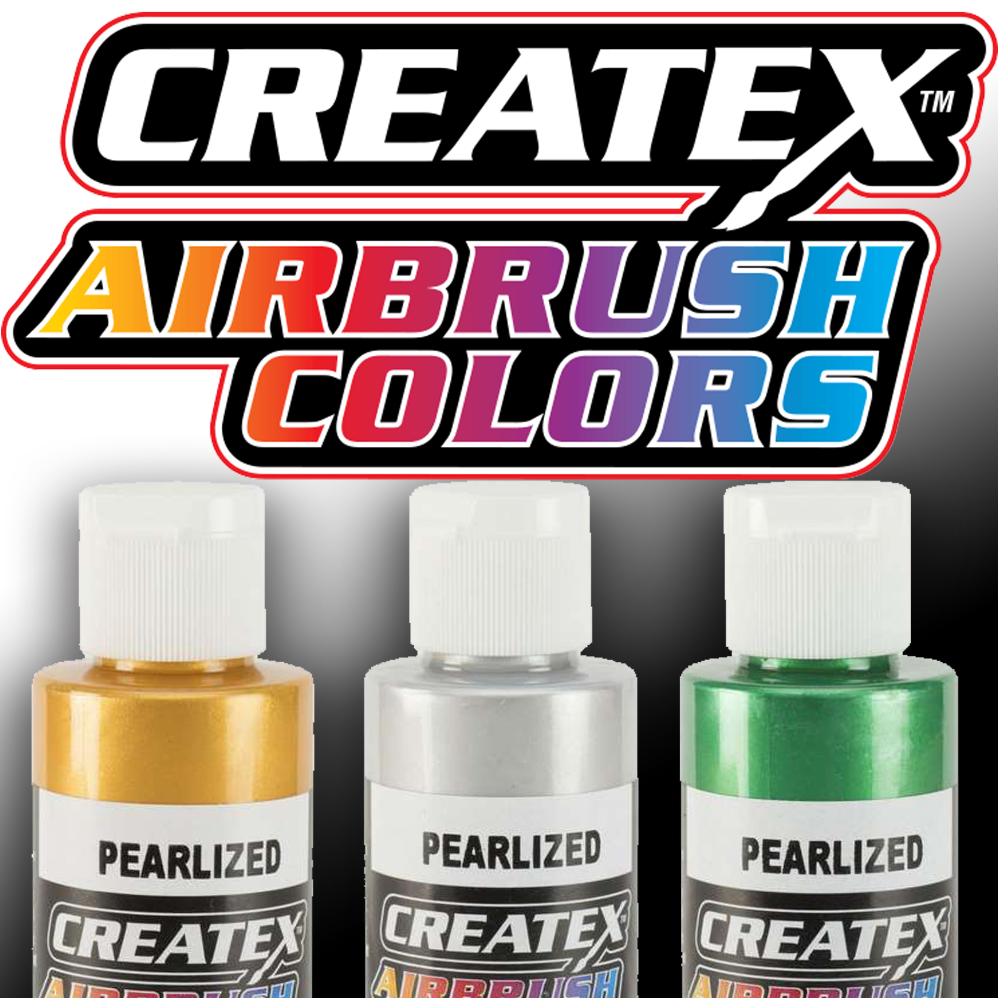 2oz Createx Color 5408 - Fluorescent Red 4oz 8oz 16oz 32oz 128oz