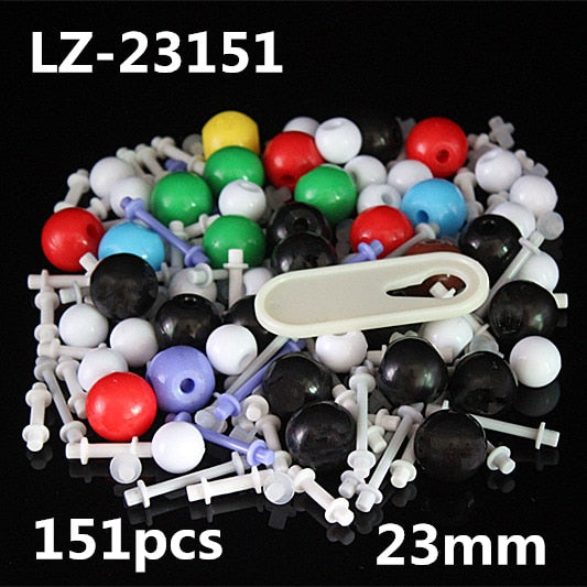 LZ-23151 molecular model kit 23MM Organic structure Model kits Chemistry Modeling set for children kids PP Plastic material