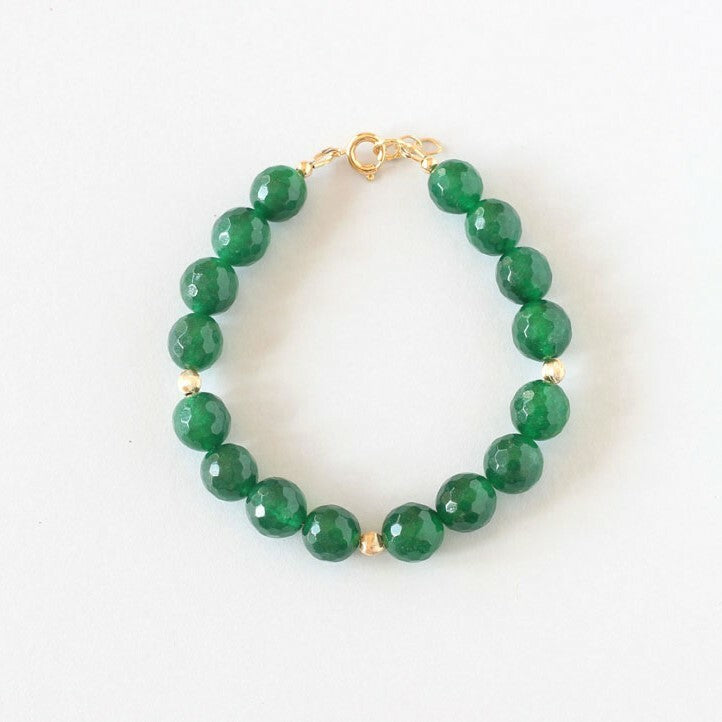 green agate bracelet