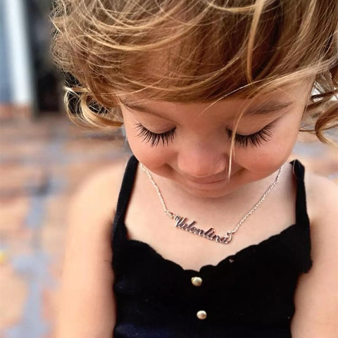 custom child name necklace