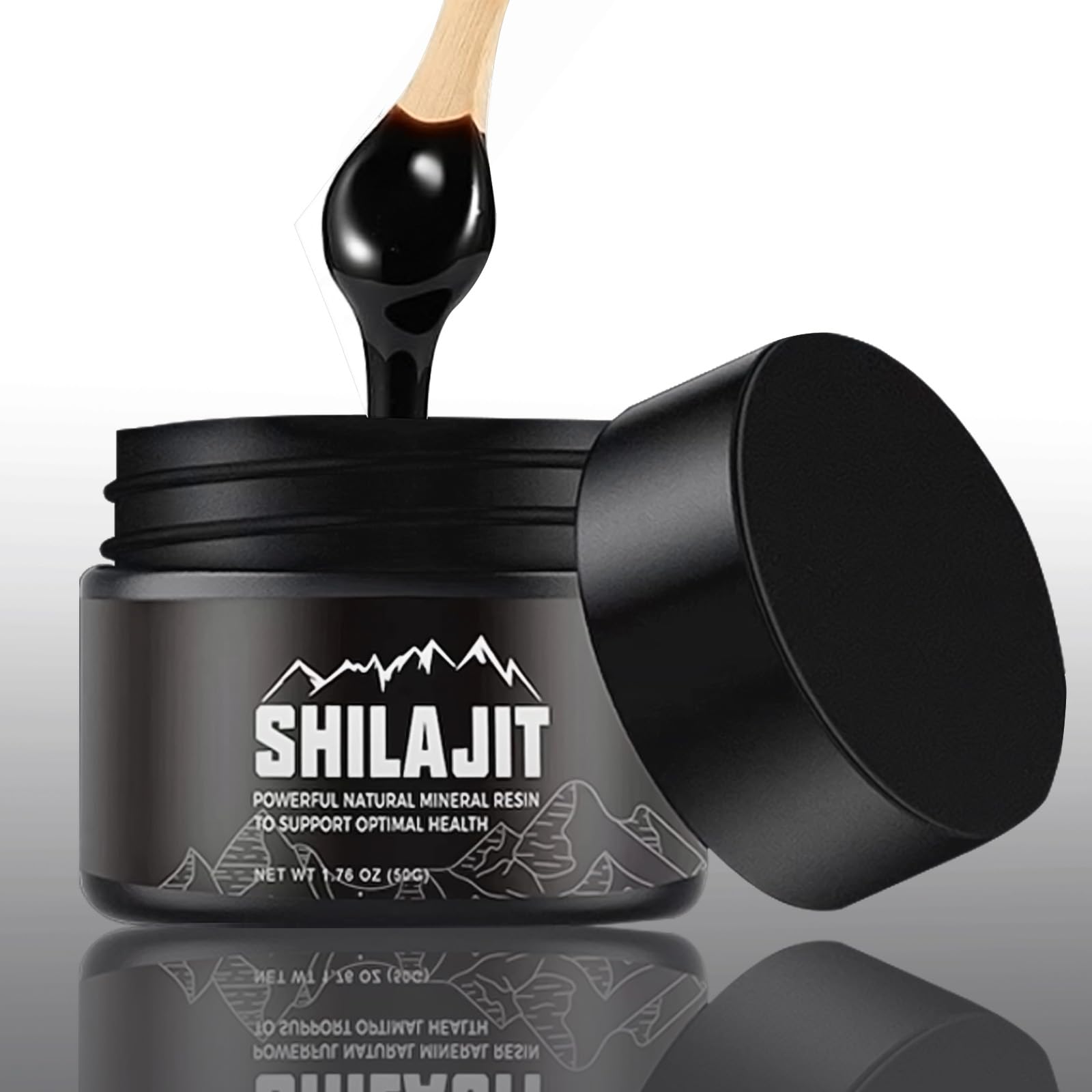 Shilajit Pure Himalayan - 50 Grams Natural Organic Shilajit Resin,Golden Grade Shilajit Supplement for Men and Women with 80+ Trace Minerals & Fulvic Acid for Energy, Immune Support