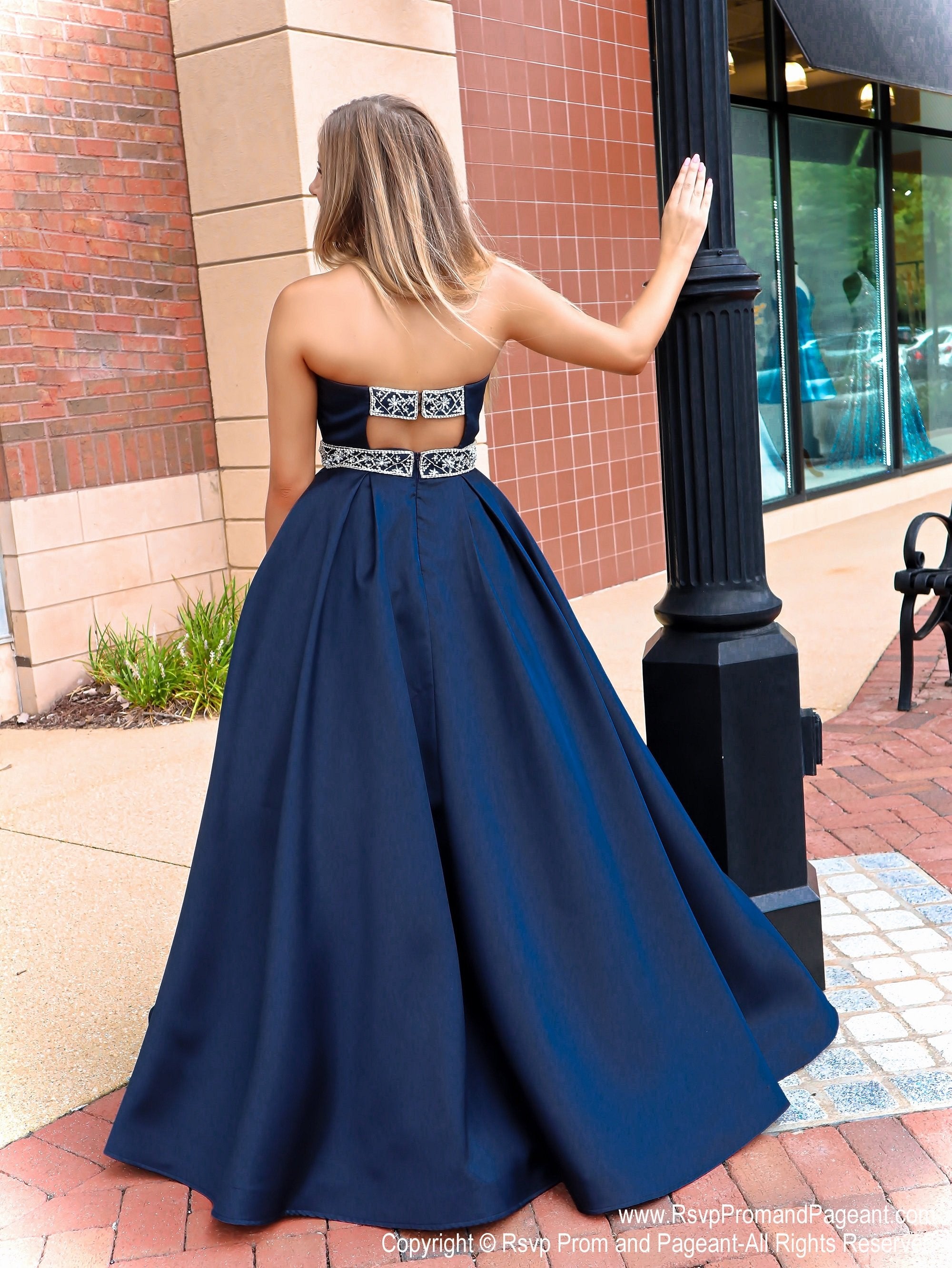 halter top evening gown