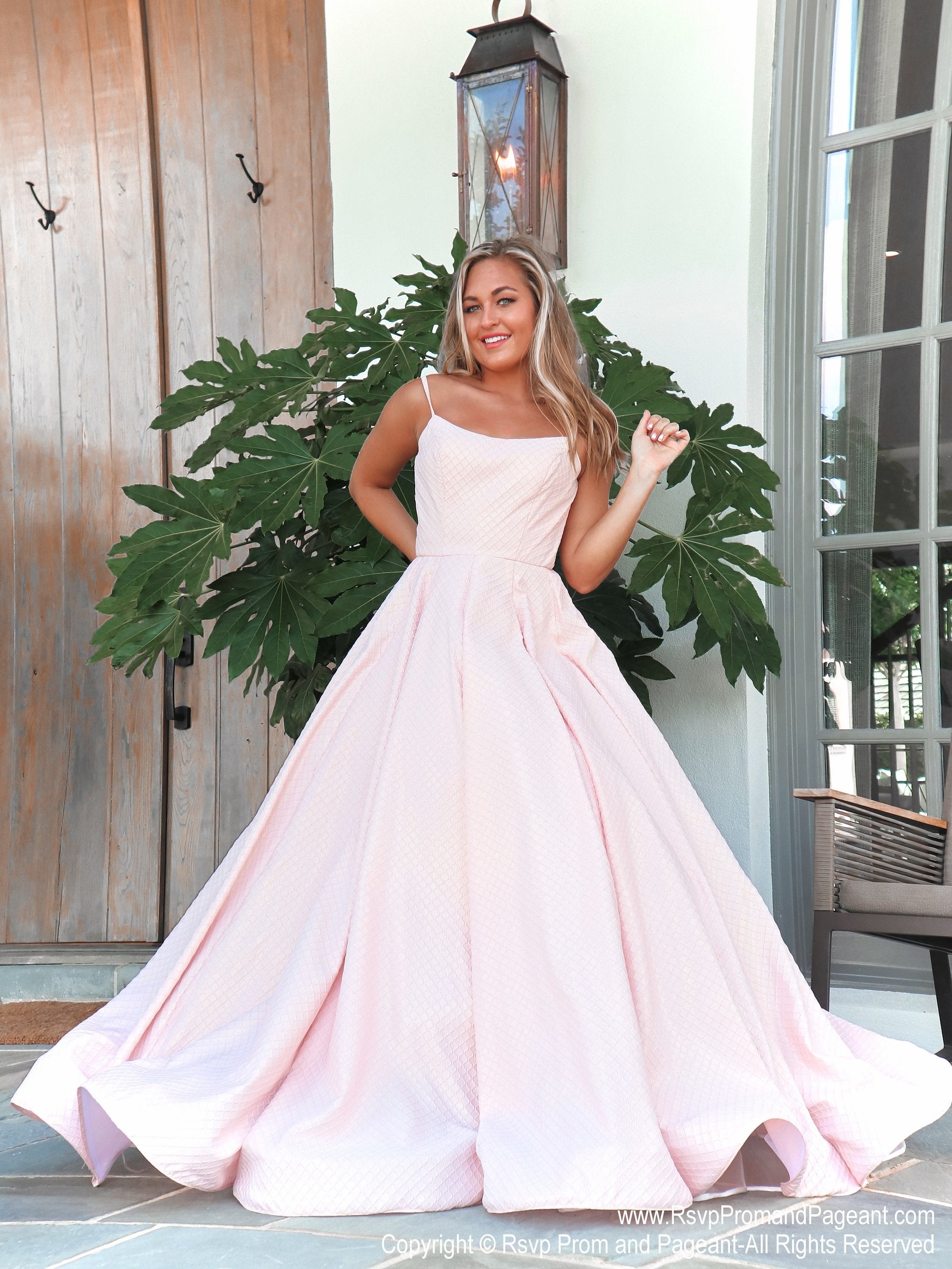 light pink long dresses