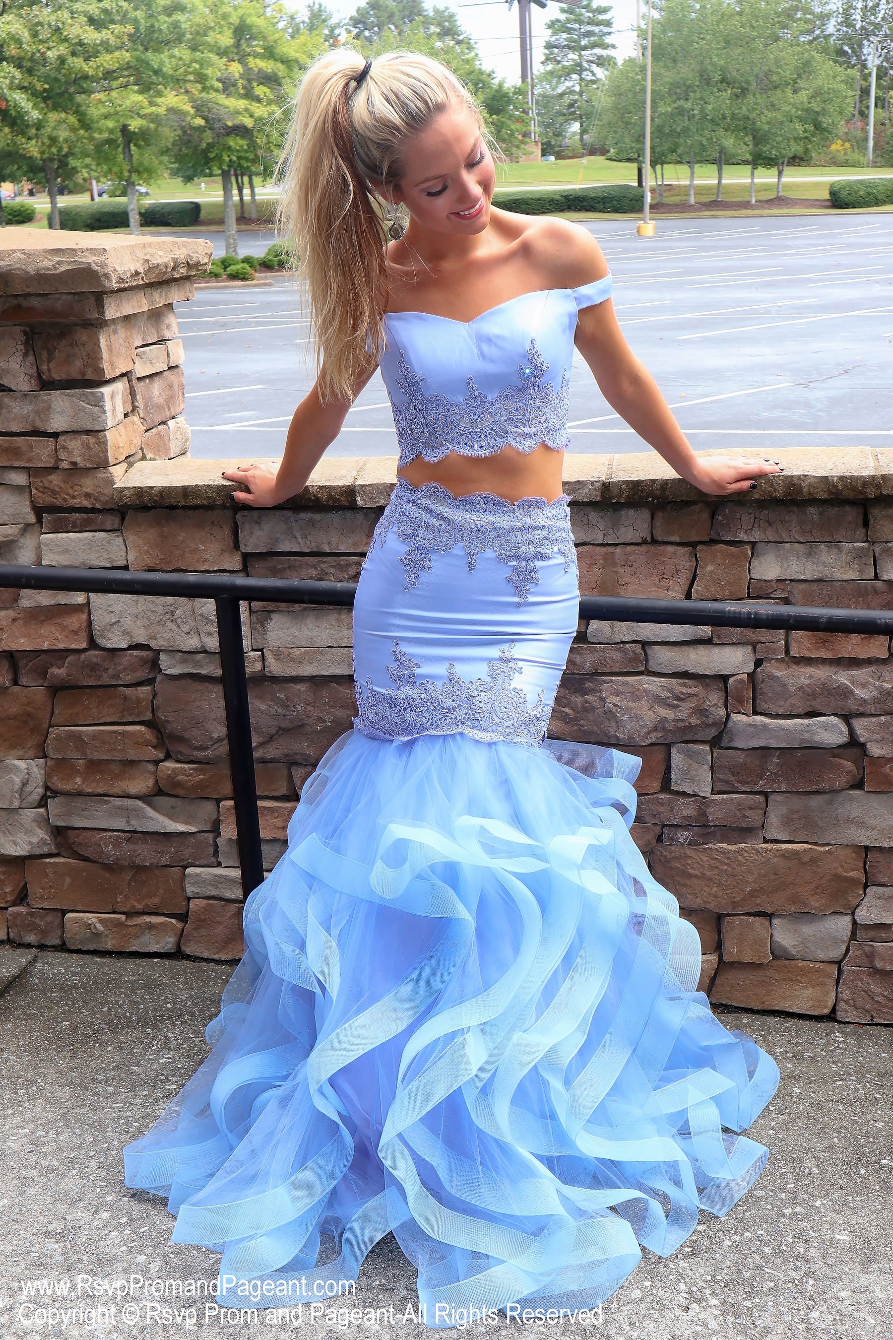 periwinkle blue homecoming dress