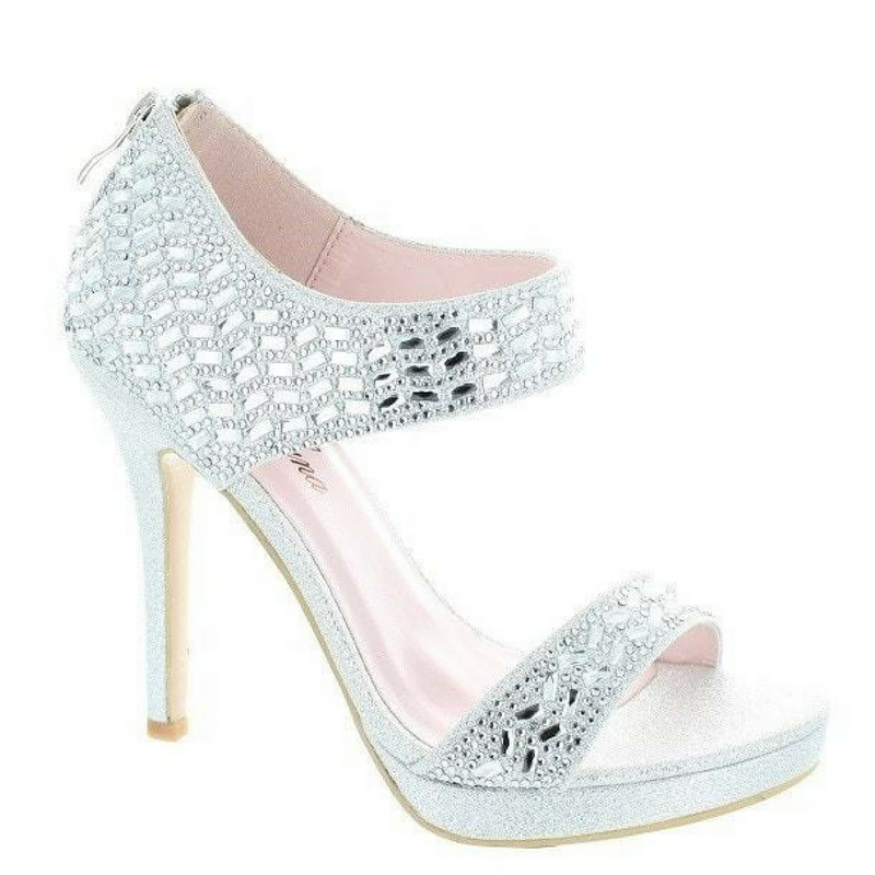 rhinestone covered heels