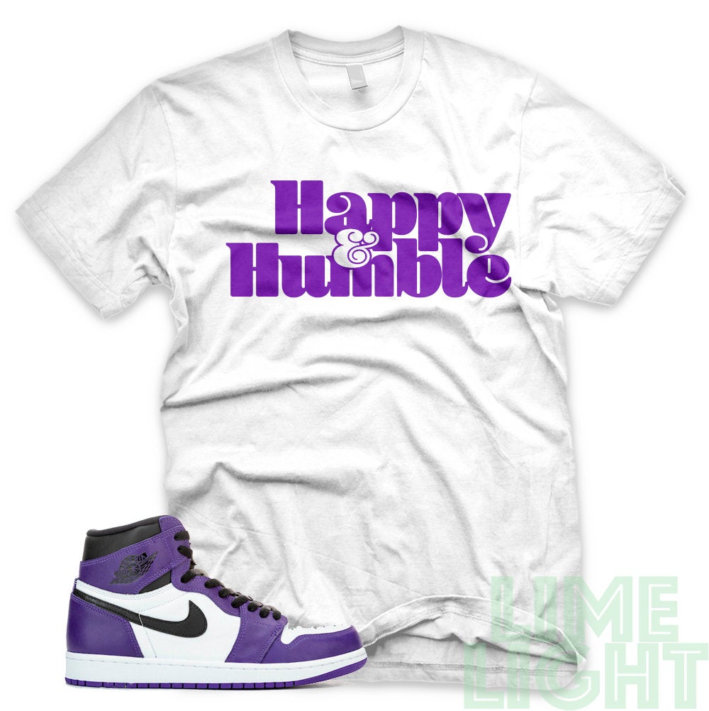 court purple jordan 1 shirts