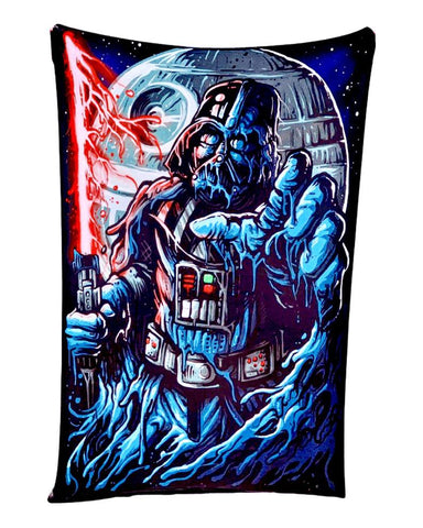 An image of a Melty Vader Tapestry.