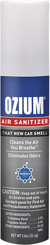 An image of a can of That New Car Smell Ozium Air Sanitizer & Odor Eliminator Spray 0.8 oz.