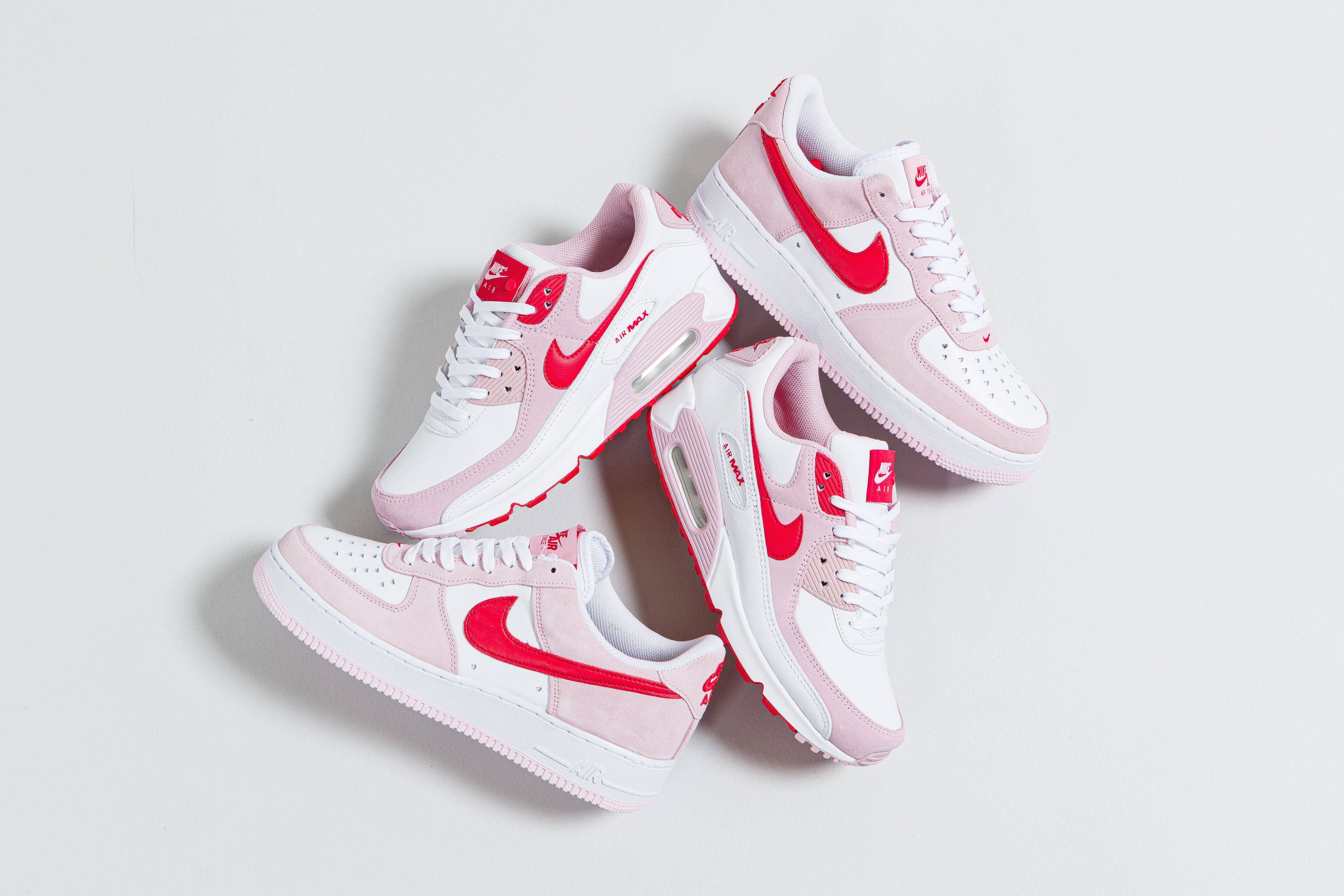 Nike Air Force 1 Air Max 90 Valentines Up There