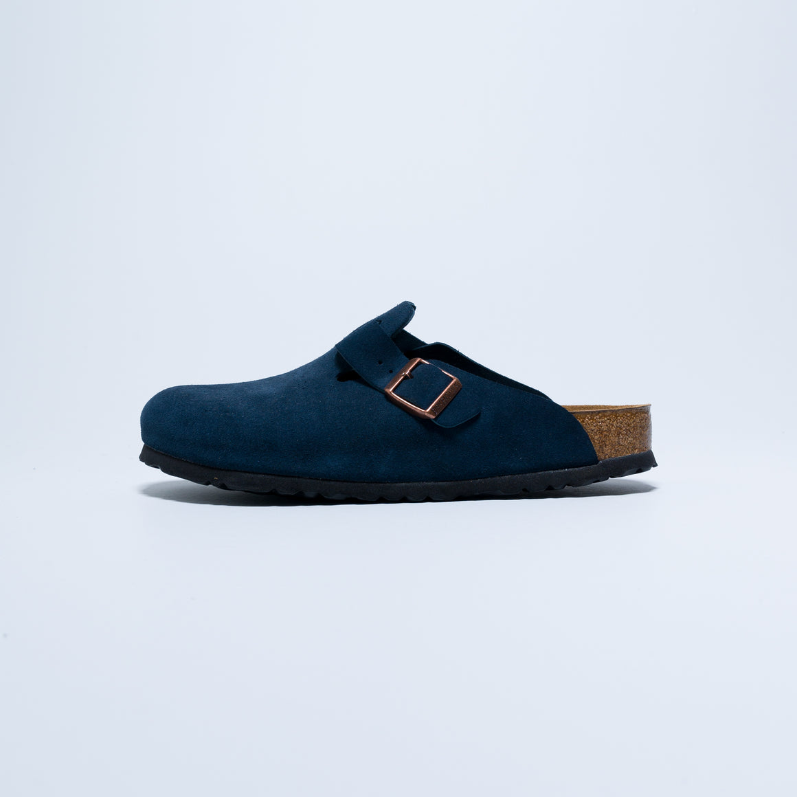 Birkenstock Boston SFB - Navy Suede 