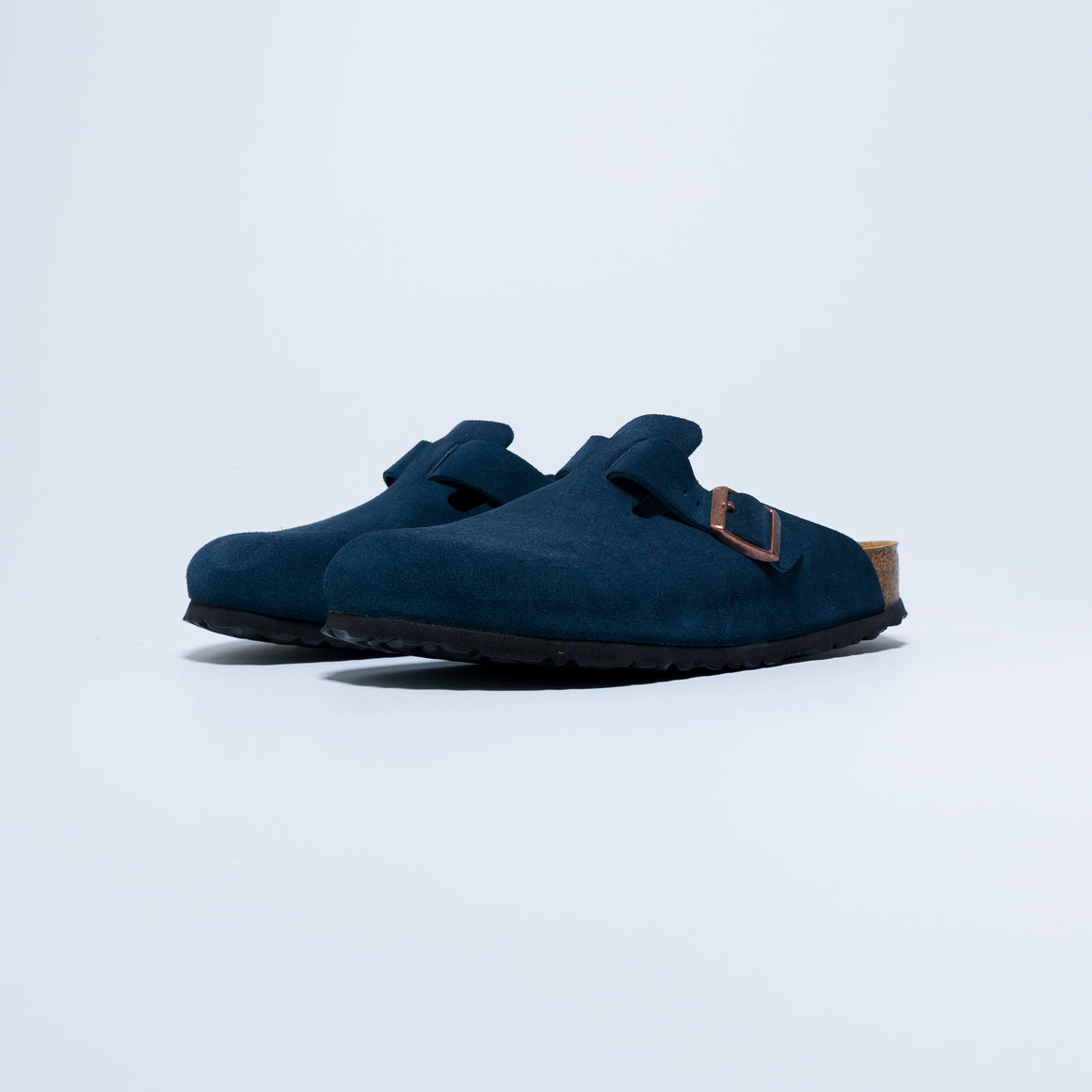 birkenstock boston navy suede