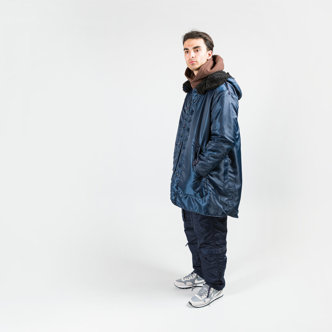 Engineered Garments - Liner Jacket - Navy Drab Polyester Pilot