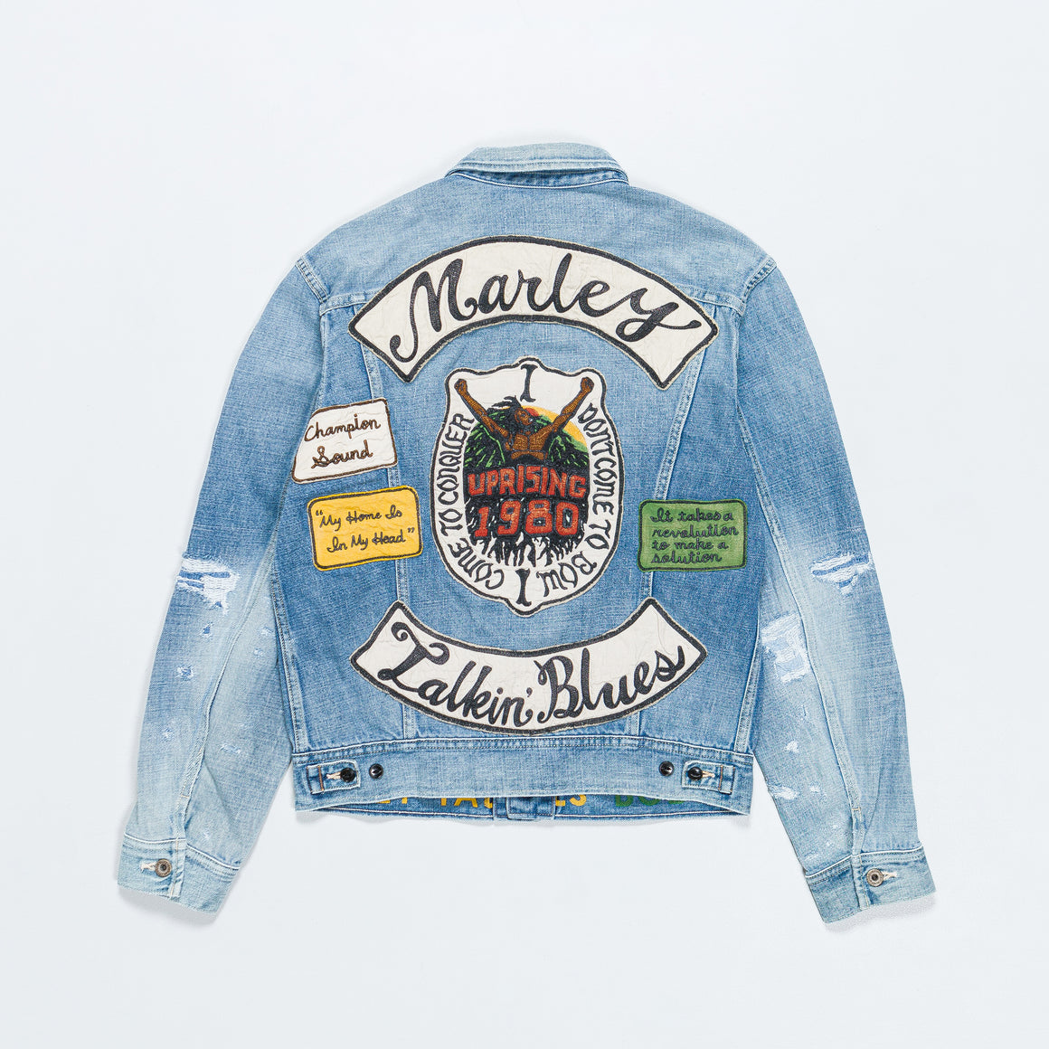 Kapital | 14oz Denim MARLEY UPRISING Jacket - Light | Up There