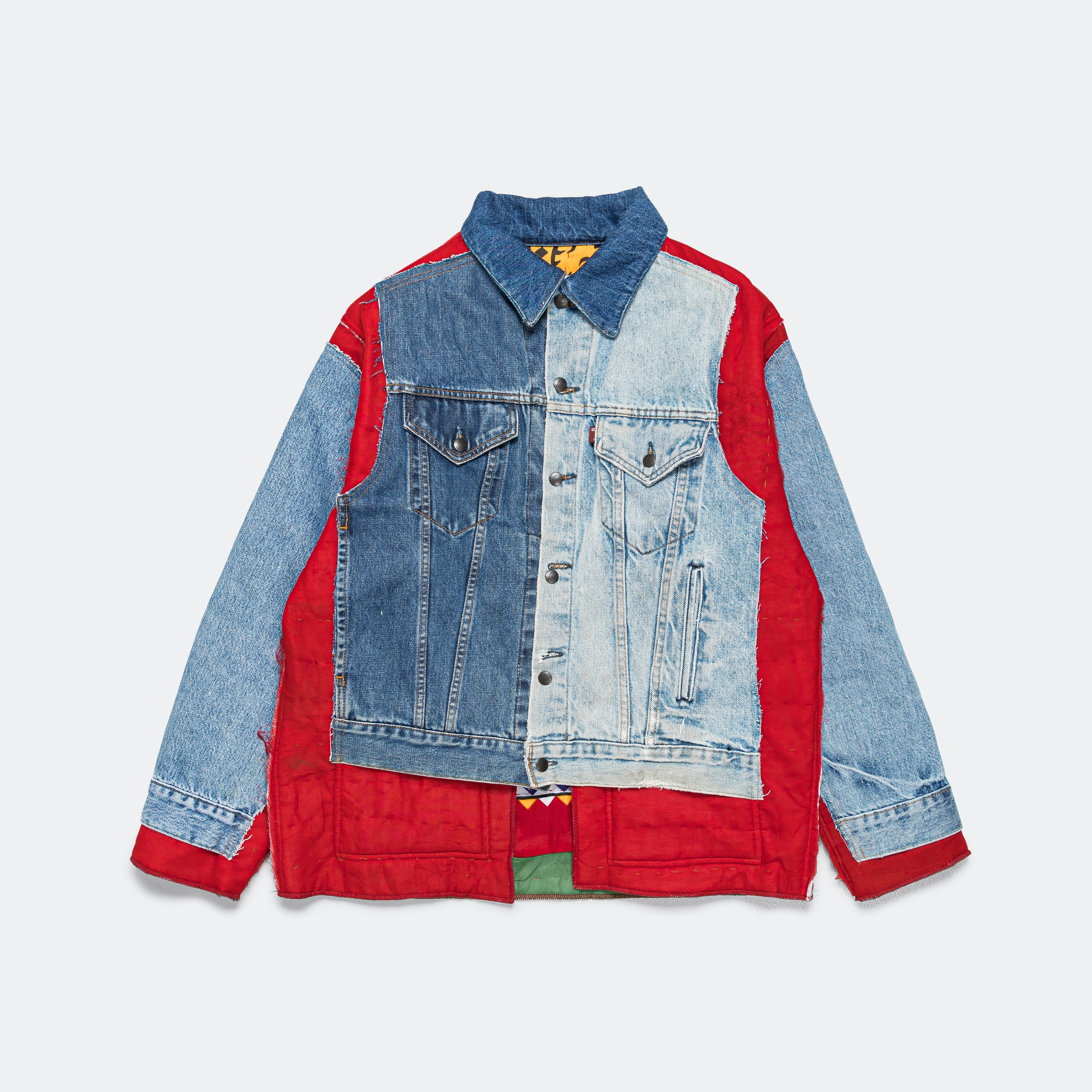 流行 リビルドバイ ニードルス デニムジャケット Jean Jacket + Rug G