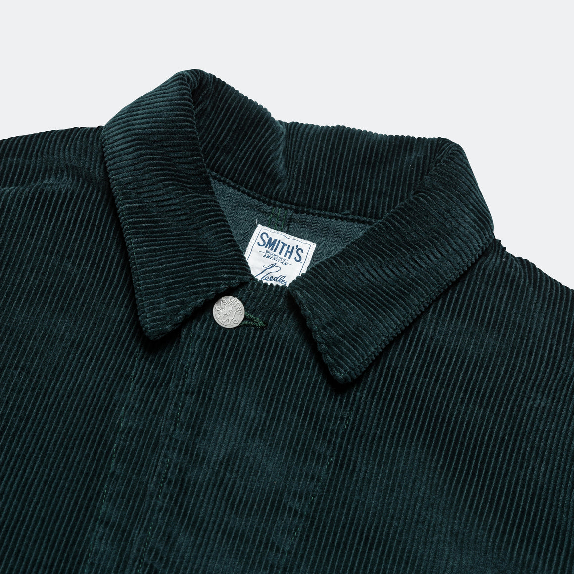 Needles x SMITH's Coverall - Green 8W Corduroy | Up There Store