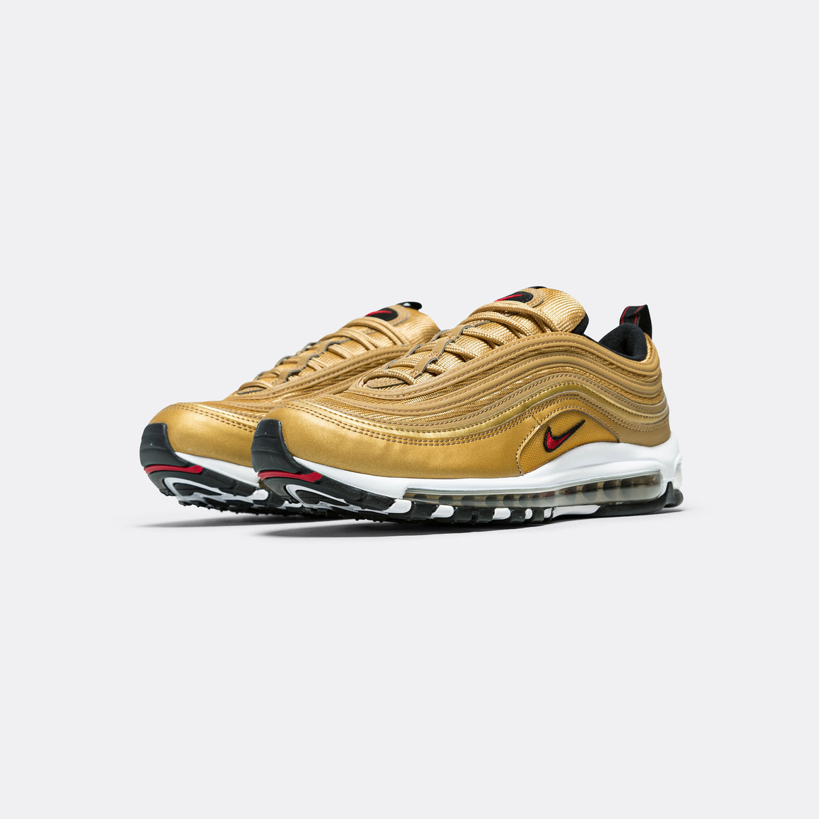Príncipe Excelente apertura Nike Womens Air Max 97 OG - Metallic Gold/Varsity Red/Black | Up There