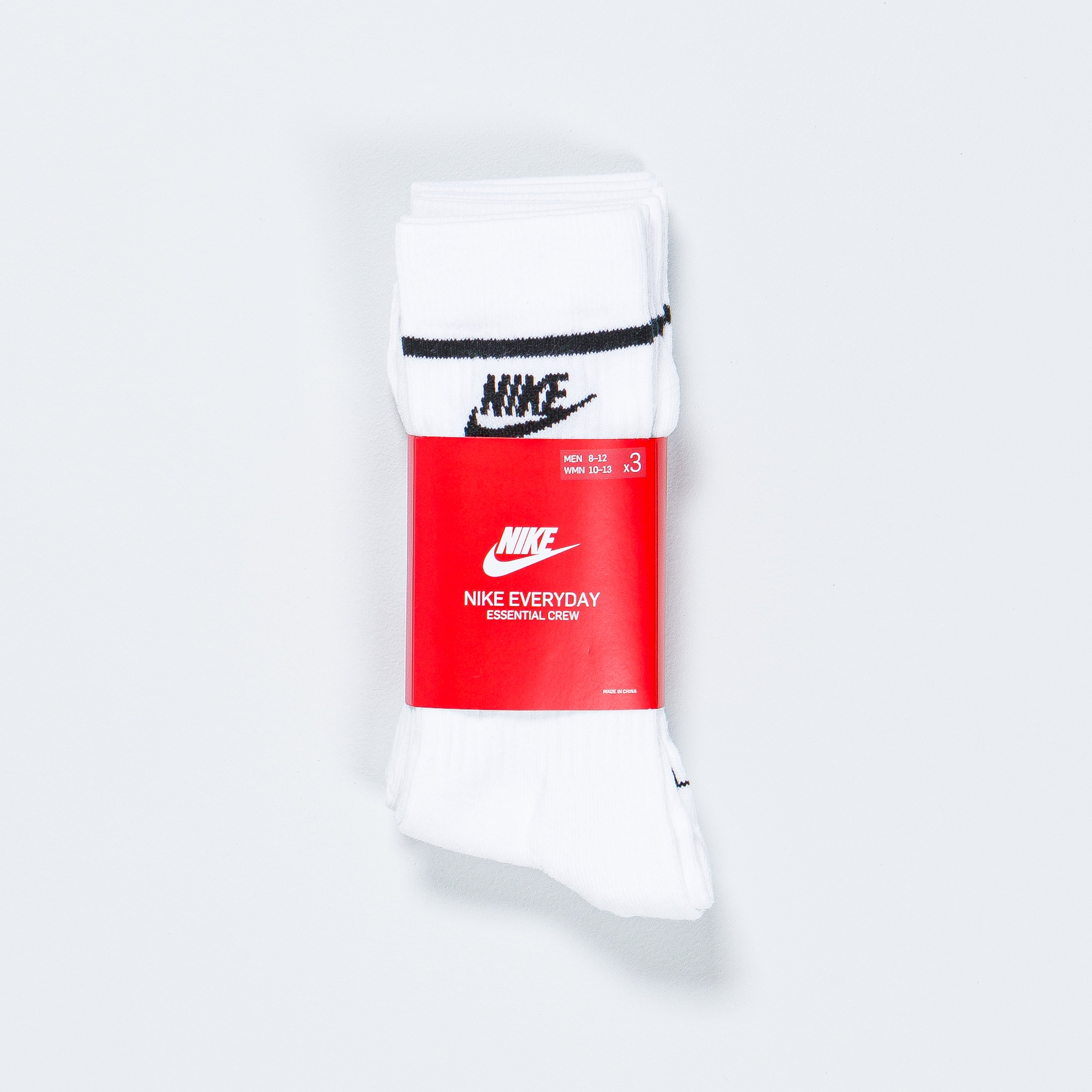 nike essential stripe crew socks