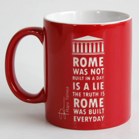 Rome was not built in a day