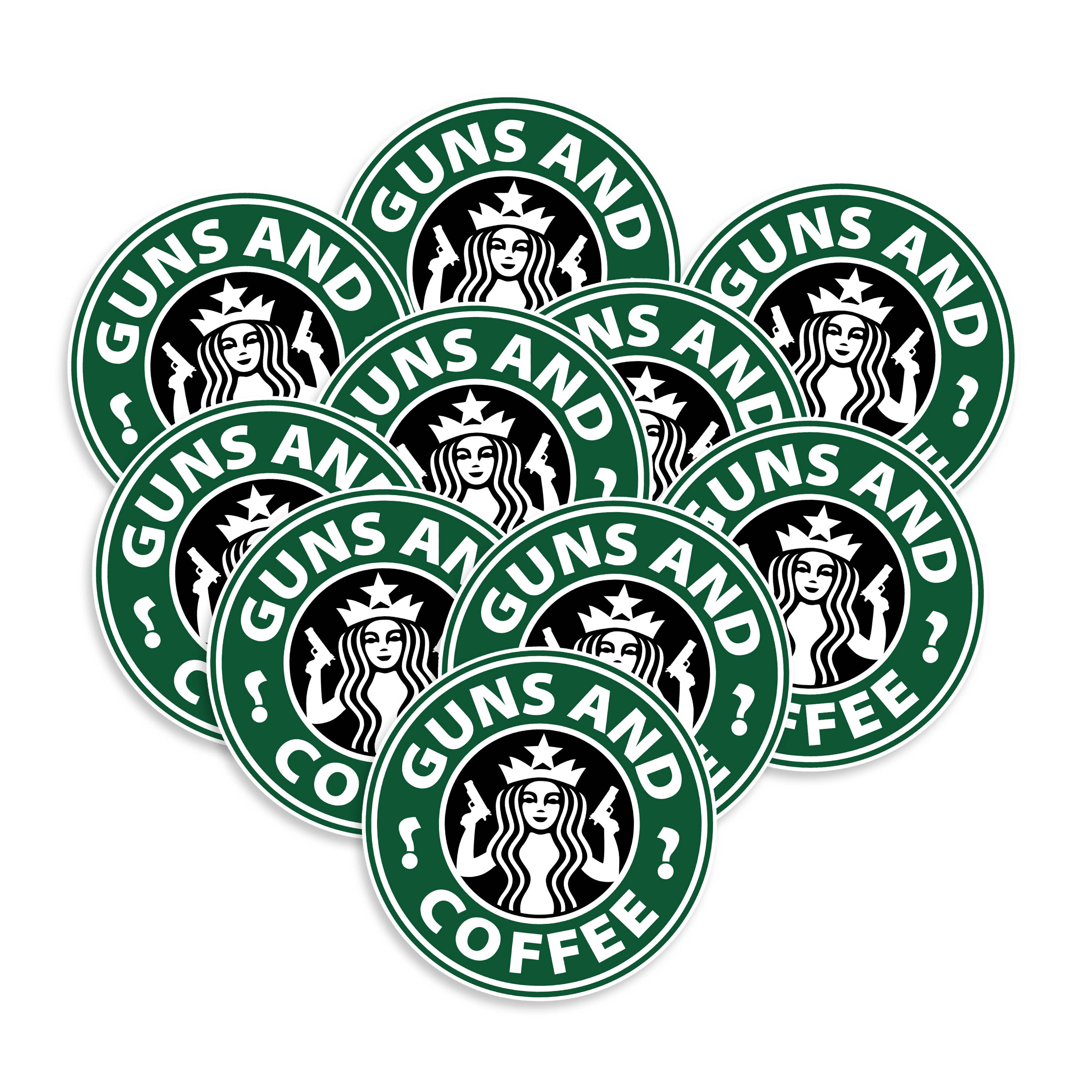 Download Guns And Coffee Vinyl Sticker - NEO Tactical Gear