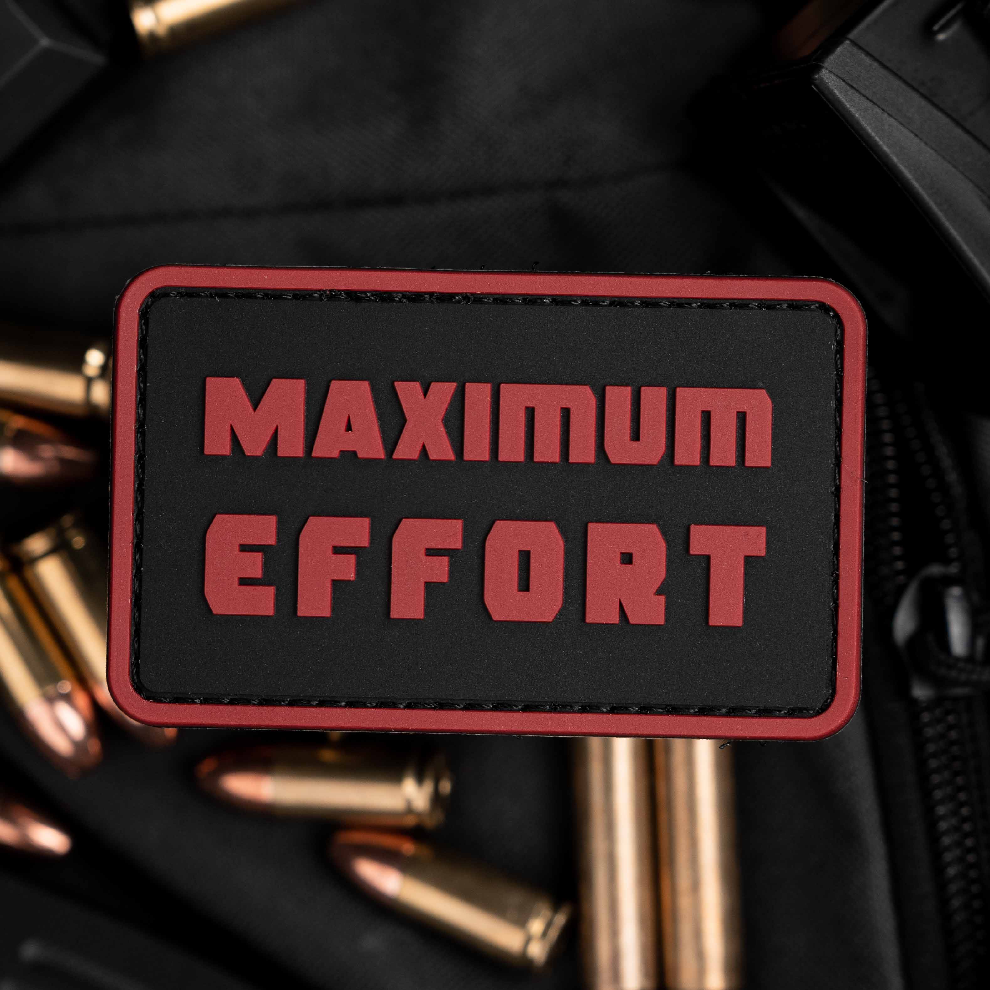 Maximum Effort Deadpool PVC Morale Patch - NEO Tactical Gear