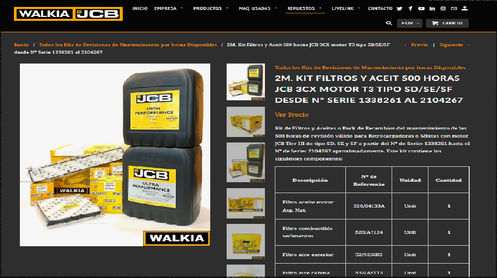 walkia jcb venta online de recambios repuestos jcb 