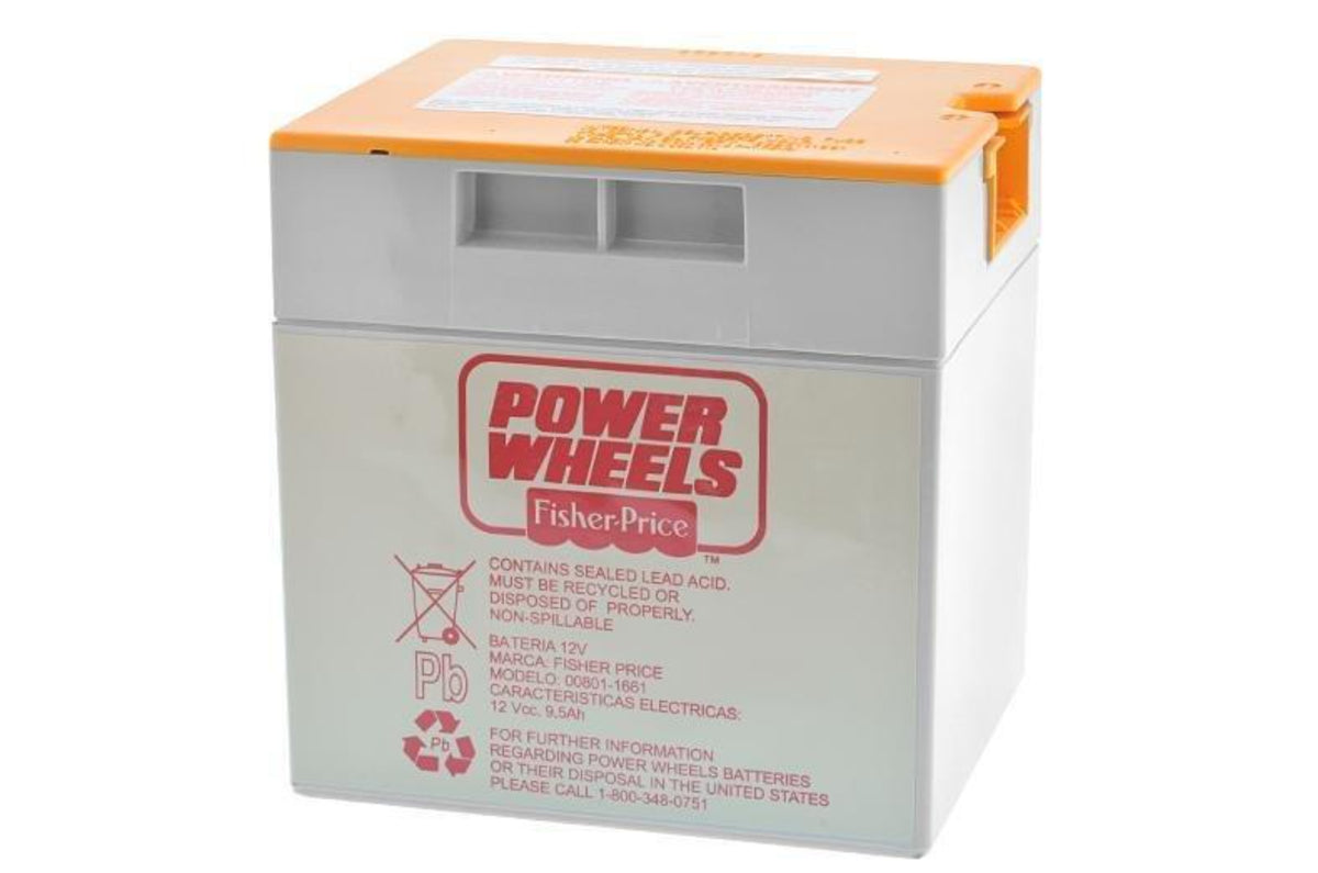 power wheels 12v 9.5 amp battery